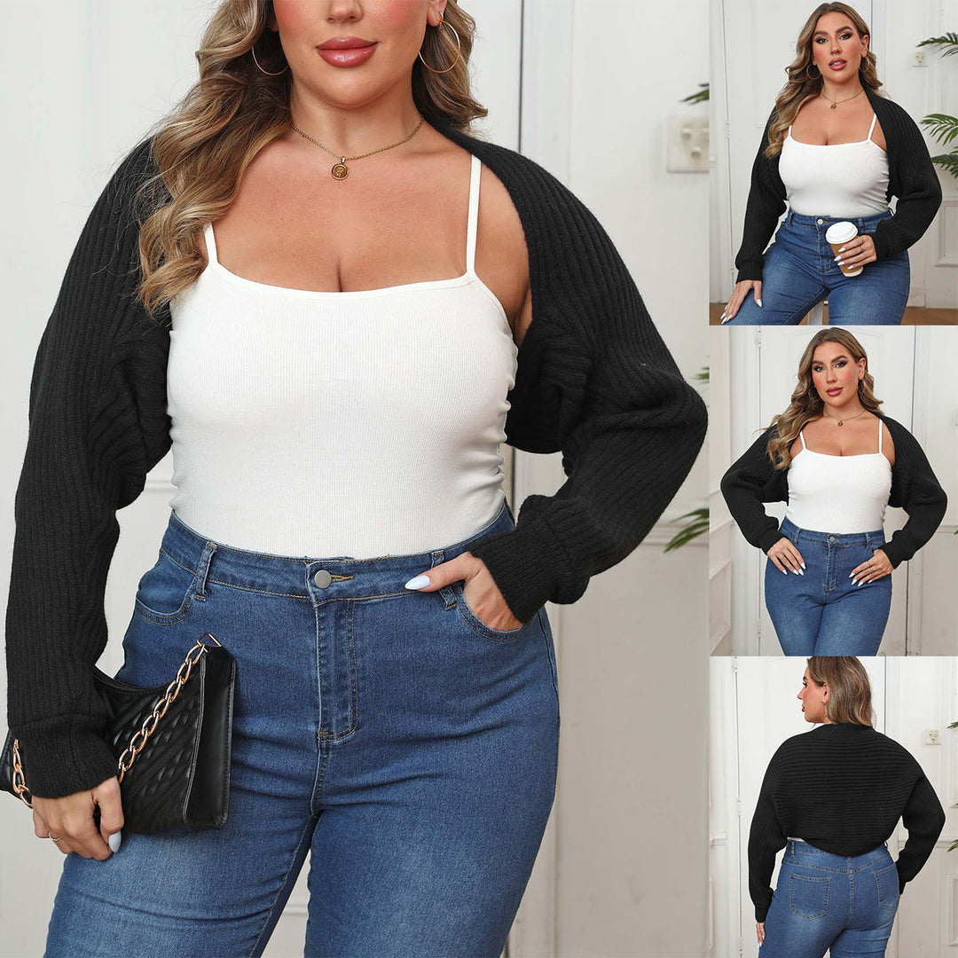 Women's Cardigan – Plush Textured, Relaxed Streetwear Layer