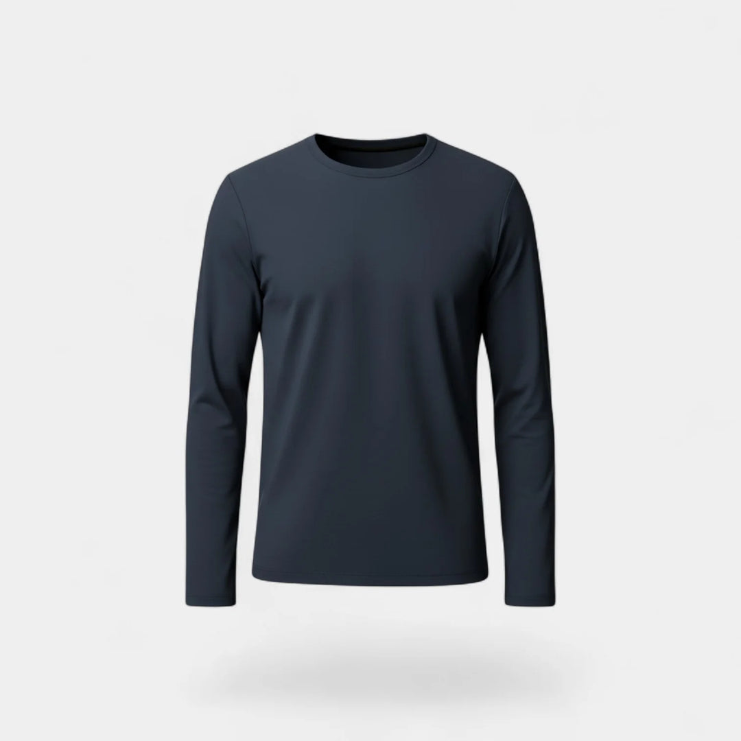 Men's Thermal Undershirt Set – Fitted Crew Neck Base Layer (Pack of 3)