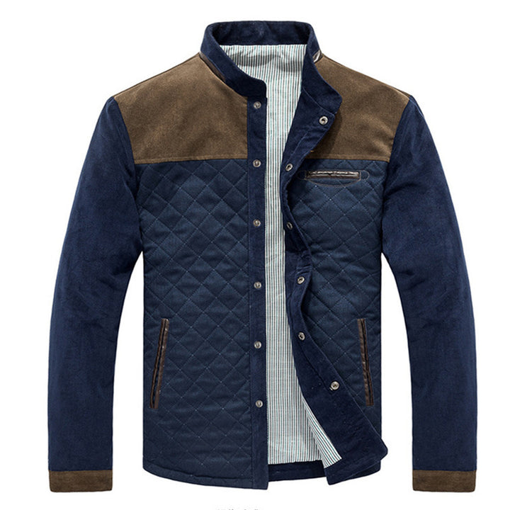 Men's Zip Up Jacket – Slim Fit, Structured Lining, Side Pockets
