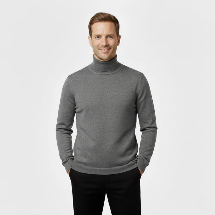 Men's Slim Fit Turtleneck Sweater Set – Everyday Refined Knitwear