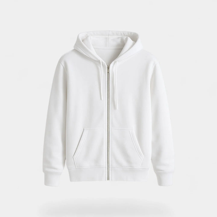 Men's Technical Blend Zip Cardigan – Relaxed Fit with Hood