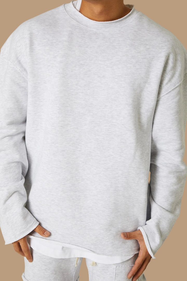 Men's Cotton Sweatshirt Set – Athletic Relaxed Fit