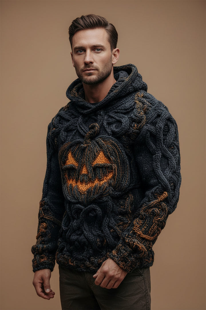 Men's Halloween Sweater – 3D Print All-Over Polyester Knit
