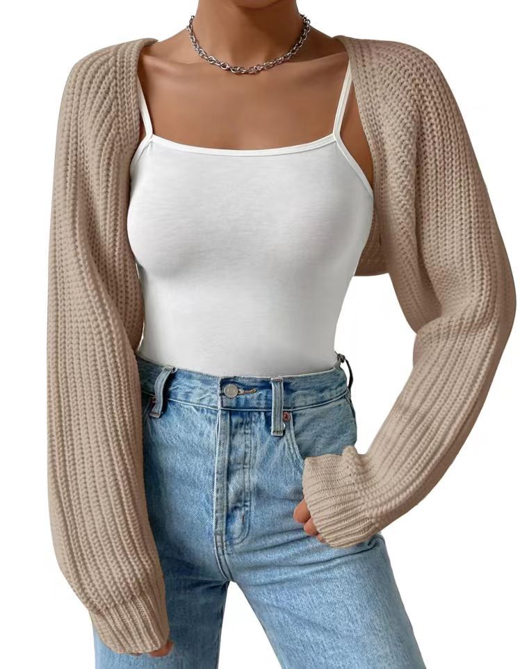 Women's Wool Blend Sweater – Classic Solid Knit Long Sleeve