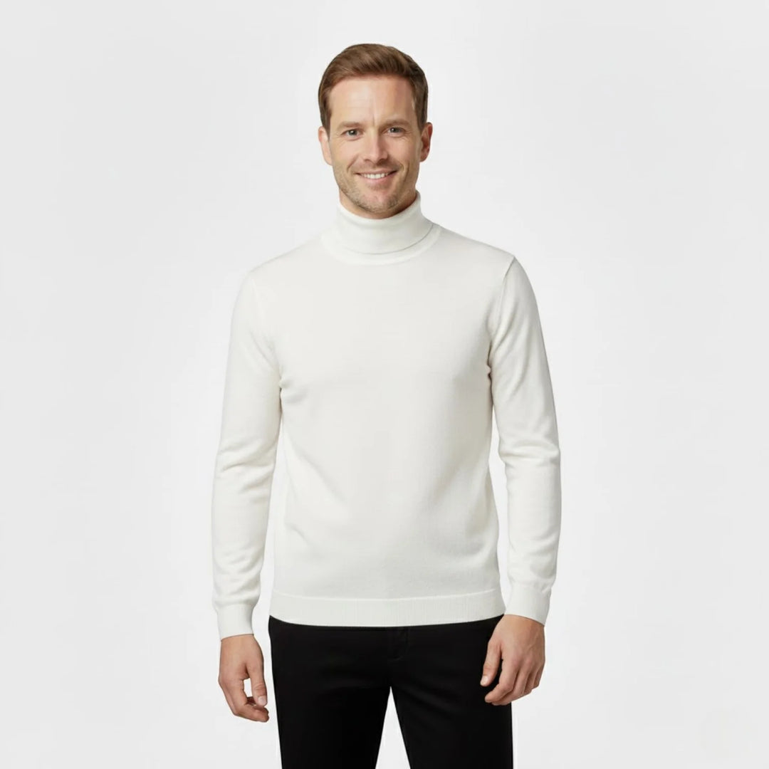 Men's Slim Fit Turtleneck Sweater Set – Everyday Refined Knitwear