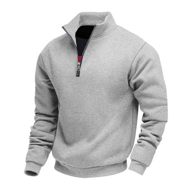 Men's Fleece-Lined Hoodie Jacket – Relaxed Fit Velvet Warmth