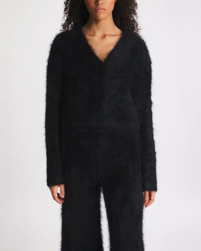 Cardigan in Oversized Fit with Soft Cashmere-Like Knit Feel and Cozy Snug Warmth